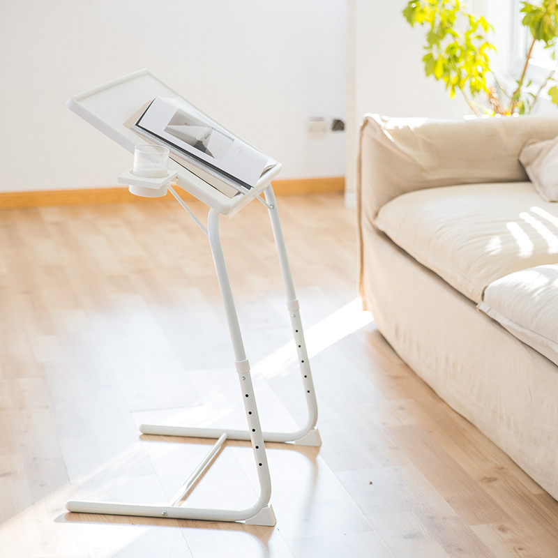 JOYLOVE-escritorio plegable para ordenador, mesa de trabajo portátil para escritura y cabecera, cuaderno de aprendizaje Simple, mesa plegable multiusos de elevación