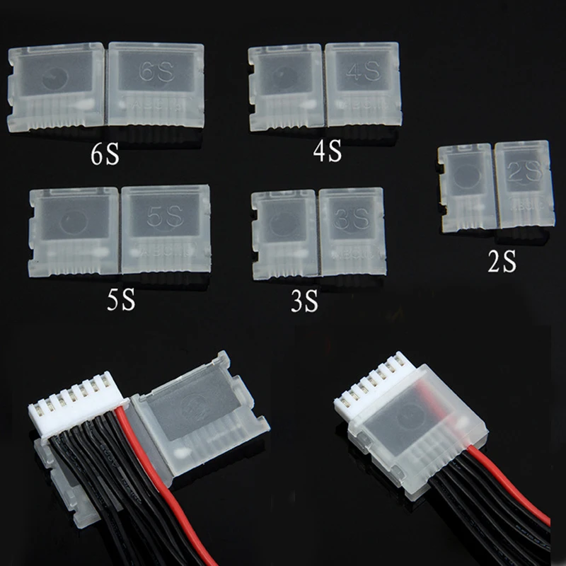 20 шт./лот 2S 3S 4S 5S 6S LiPo аккумулятор JST-XH сбалансированная защита головы балансировочная вилка Savers AB зажим для RC части аккумулятора дрона