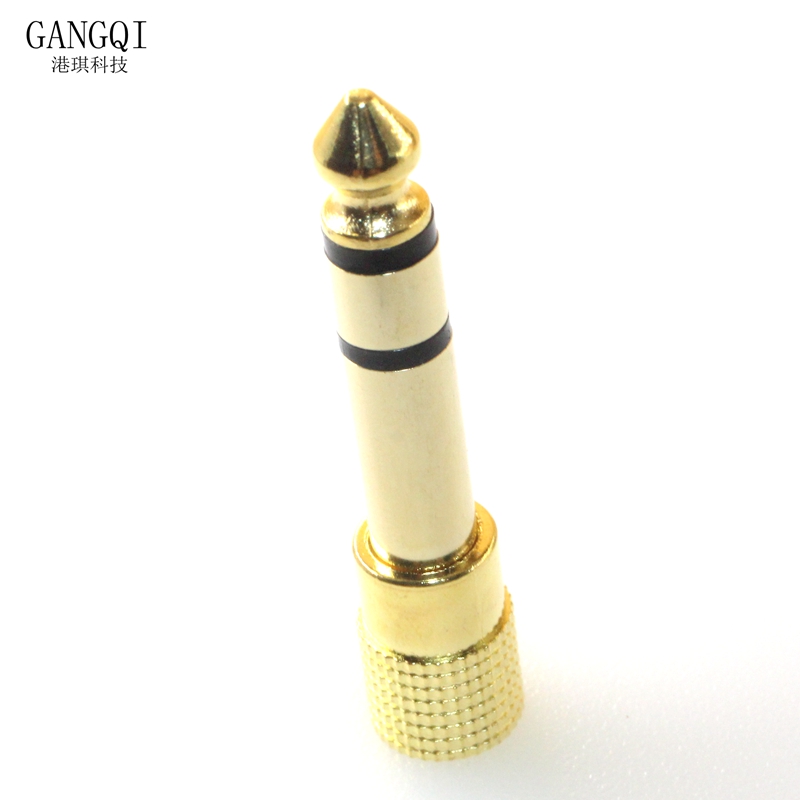 Аудиоадаптер для наушников с разъемом «Мама», 6,3 мм, 1/4 дюйма