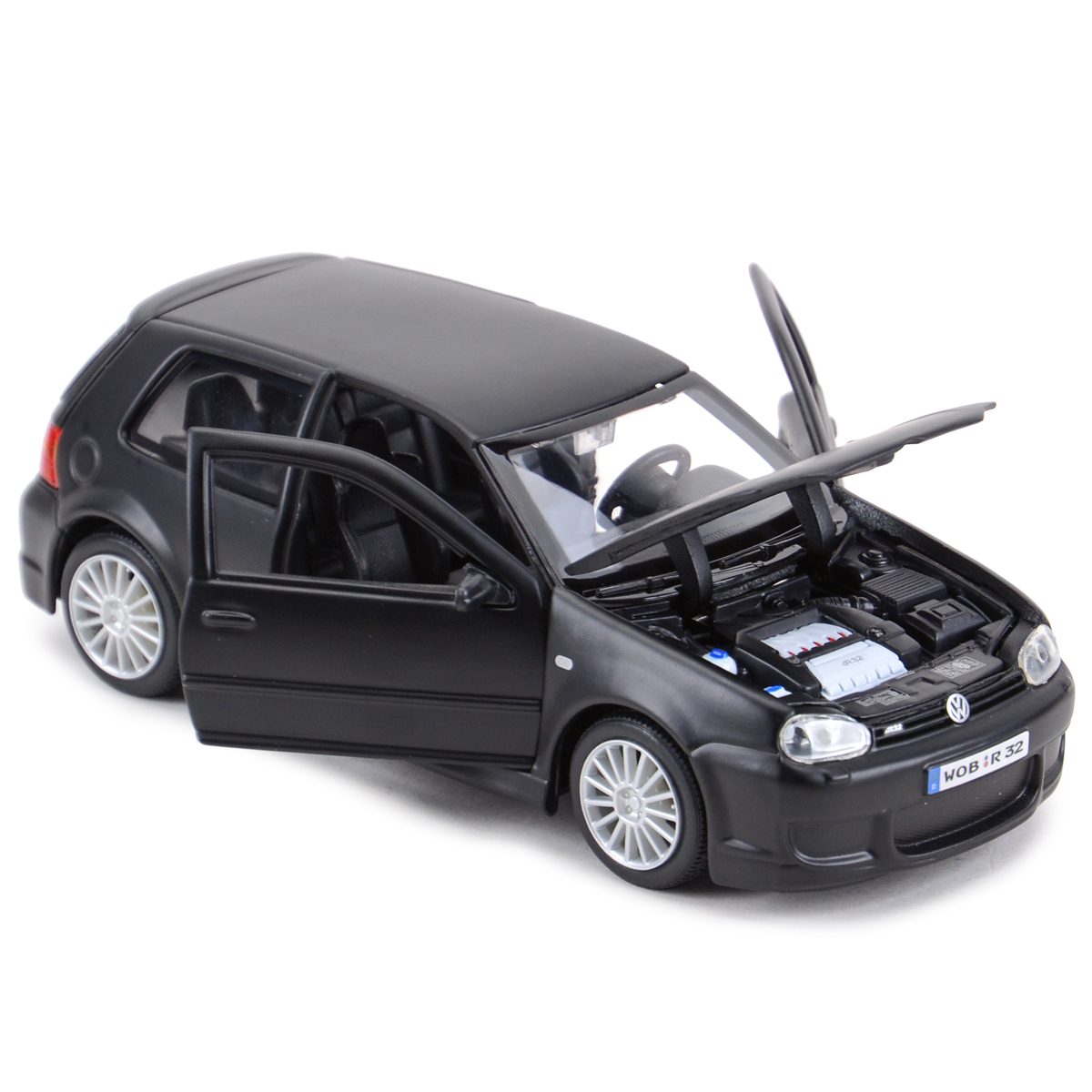 Maisto 1:24 Volkswagen Golf R32 Kendaraan Statis Die Cast Kendaraan Koleksi Model Mobil Mainan