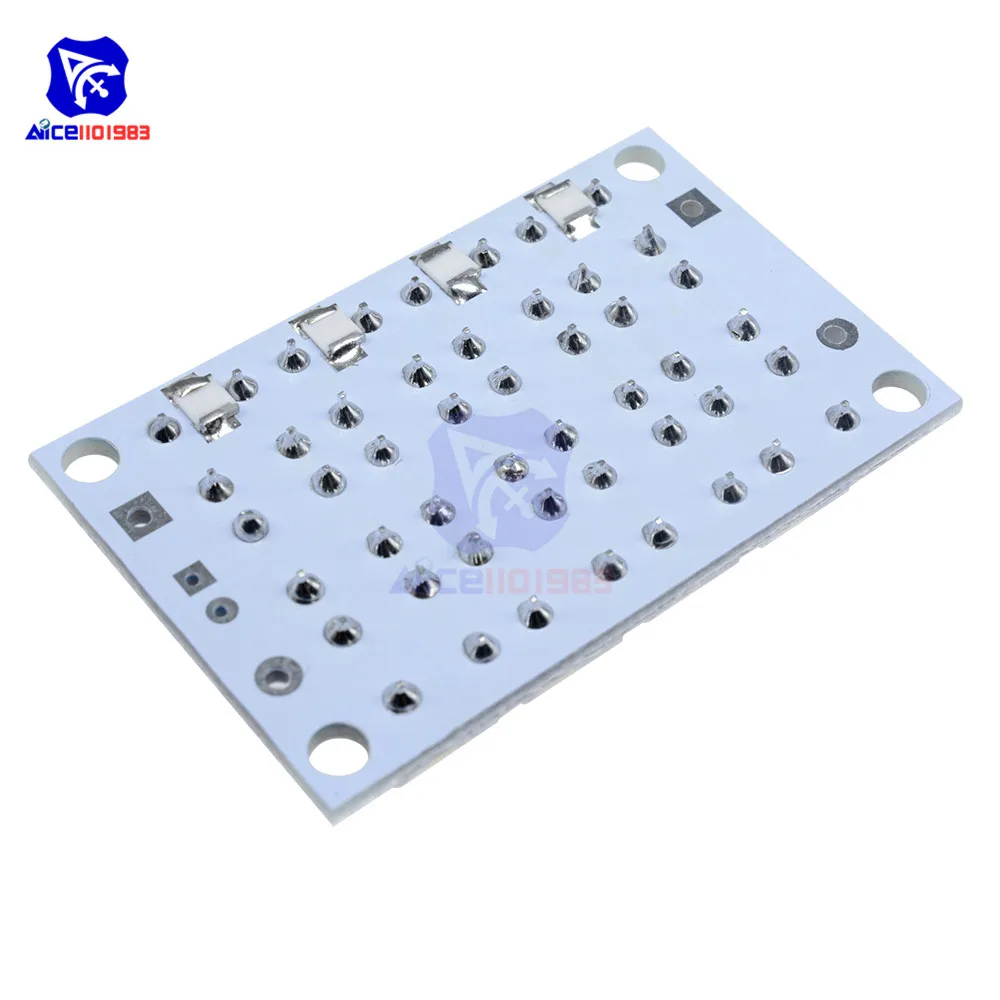 diymore DC 3V-5V 12 Bits LED Super Bright White Piranha LED Board LED Lights Lamp