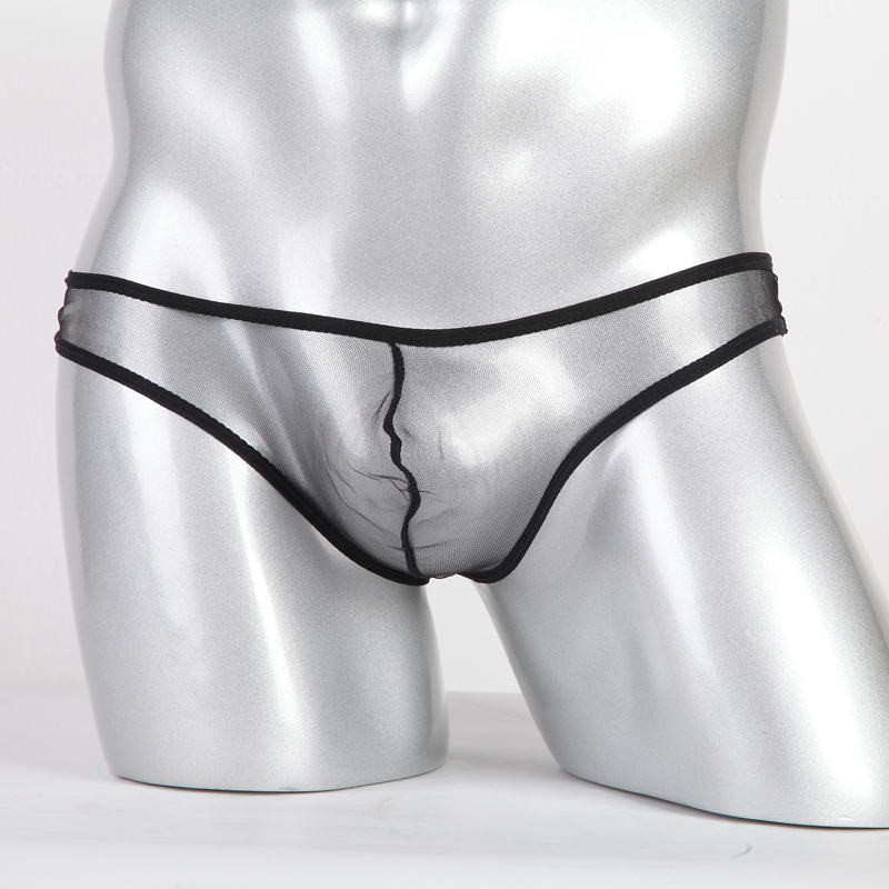 Männer Unterwäsche Sexy Transparent G-String Tanga Slip Ausbuchtung Beutel Atmungsaktive Höschen Perspektive Männliche Bikini Unterhose