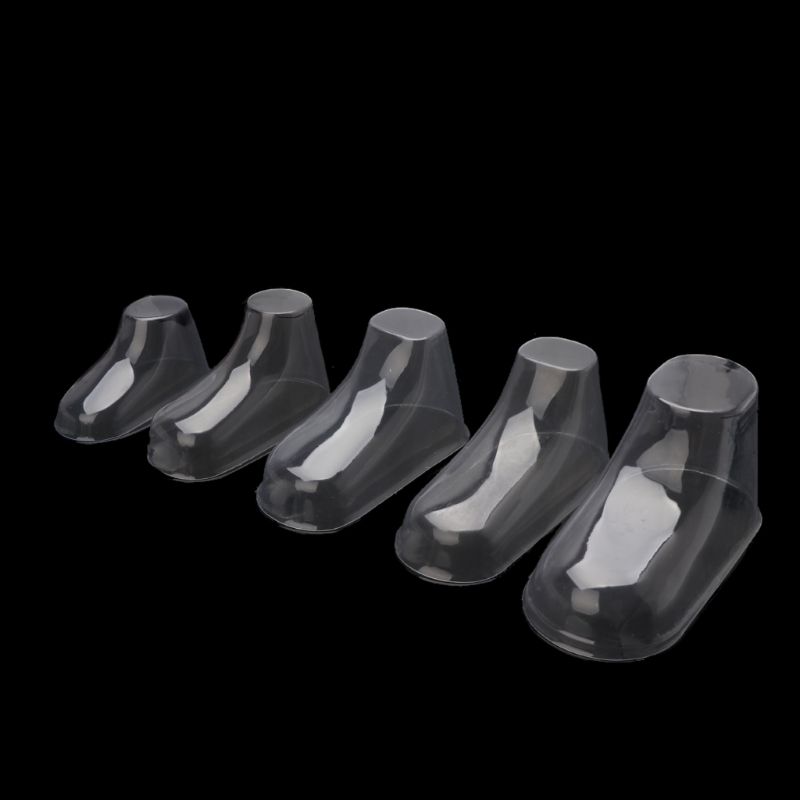 Bộ 10 Miếng Dán Trong Suốt Nhựa Chân Màn Hình Hiển Thị Bé Giày, Giày Dép Kích Thước Màn Hình Baby Booties Shoes Tất Thể Hiện