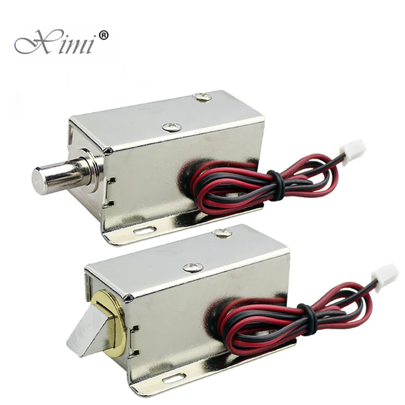 Mini Chống Nước Khóa Điện Từ 12V Điện Bolt Khóa Nhỏ Điều Khiển Điện Tủ Khóa Cửa