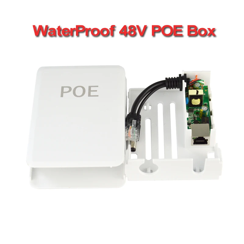 STEAMEMO Active POE Splitter กันน้ํา 48V POE 10/100M ถึงเอาต์พุต DC 12V สําหรับกล้อง IP/Wireless AP/กล้องวงจรปิด