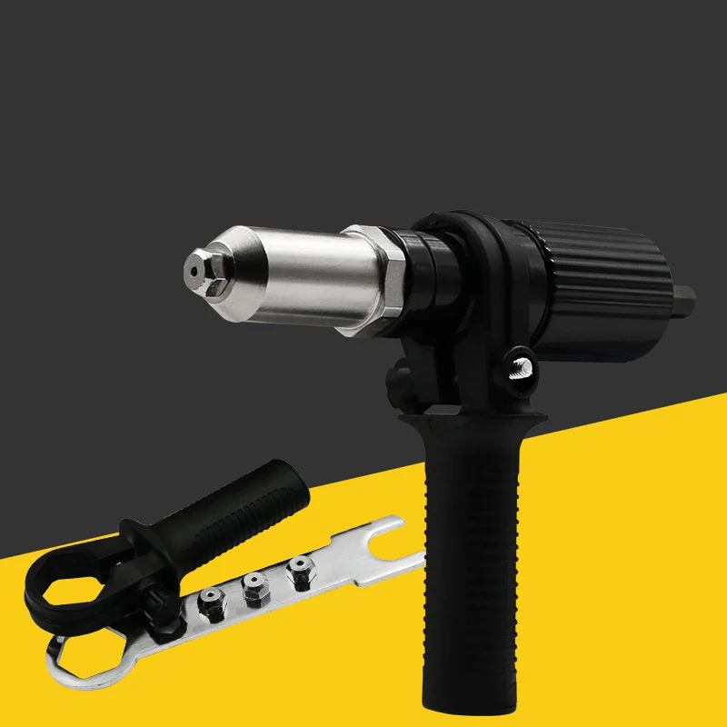 Professional ไฟฟ้า Rivet NUT ปืนเครื่อง Core ดึงอุปกรณ์เสริมไร้สายโลดโผนปืนเจาะอะแดปเตอร์ใส่ NUT เครื่องมือ