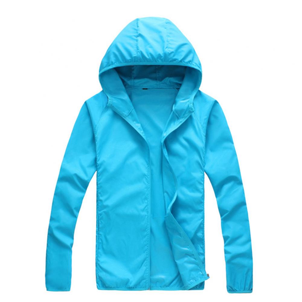 Frauen Männer Jacken Sommer UV Langarm Winddicht Sonne Mit Kapuze Mantel Angeln Jacke Windjacke