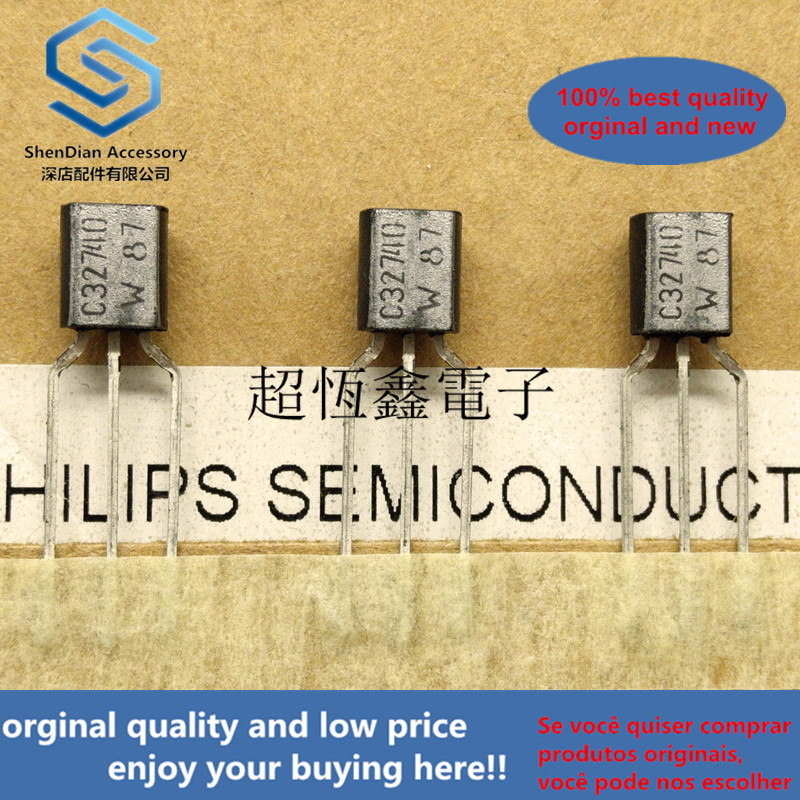 10個100% 元祖新BC327-40 BC327 C32740 pnp汎用トランジスタリアルフォト
