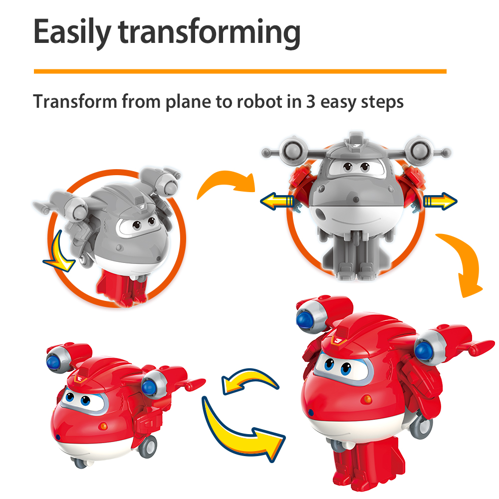 36 tipos Super Wings 2 "escala Mini transformador Anime deformación avión Robot figuras de acción juguetes de transformación para niños regalos