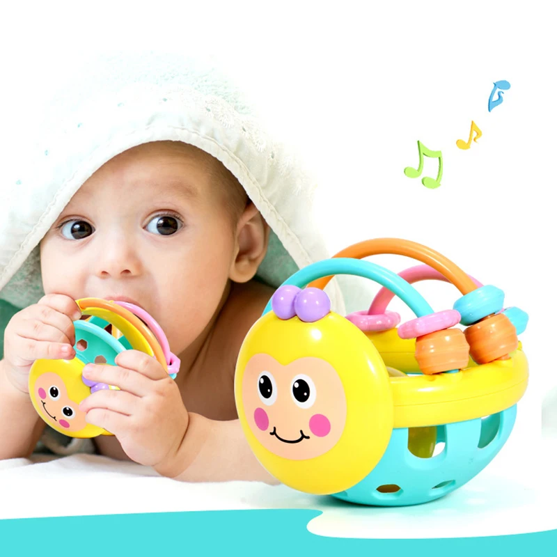 7/8pcs Baby Rattles Teethers สําหรับทารกแรกเกิดของเล่นคว้า Shaker Hand Development Rattle ของเล่นการศึกษาเด็ก Chew ของเล่น 0-12 เดือน