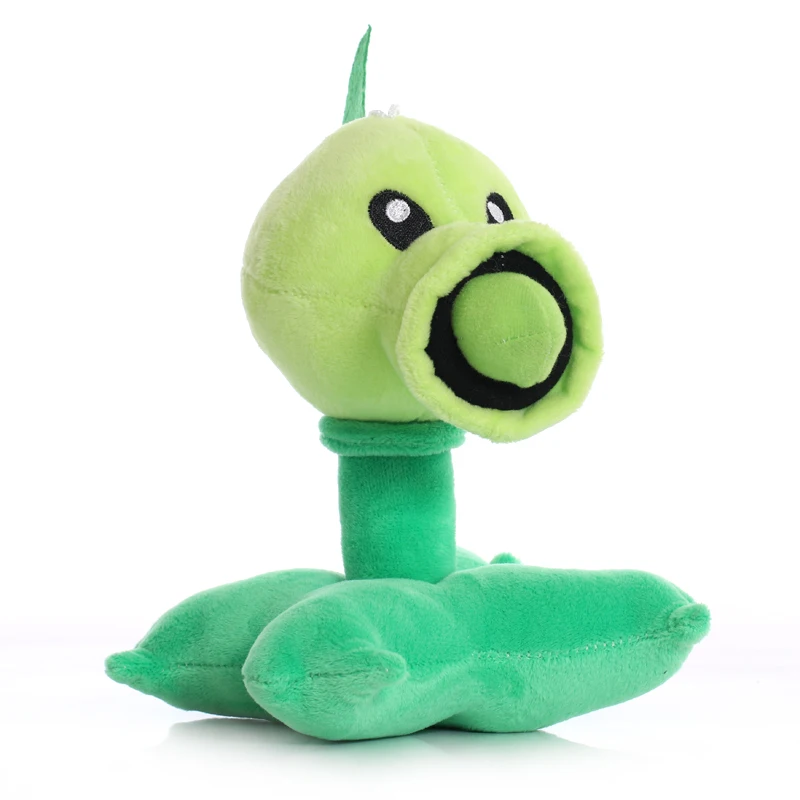 18 ซม.พืชVs Zombies Peashooterตุ๊กตาของเล่นตุ๊กตาน่ารักSnow Pea Threepeater Plush Softตุ๊กตาของเล่นของขวัญเด็กเด็ก