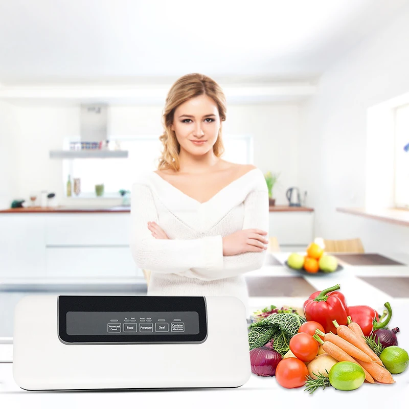 BioloMix Và Hút Chân Không, Tự Động Thực Phẩm Bảo Vệ Máy Dành Cho Bảo Quản Thực Phẩm Khô Và Ướt Chế Độ: Vide, 10 Chân Không Niêm Phong Túi