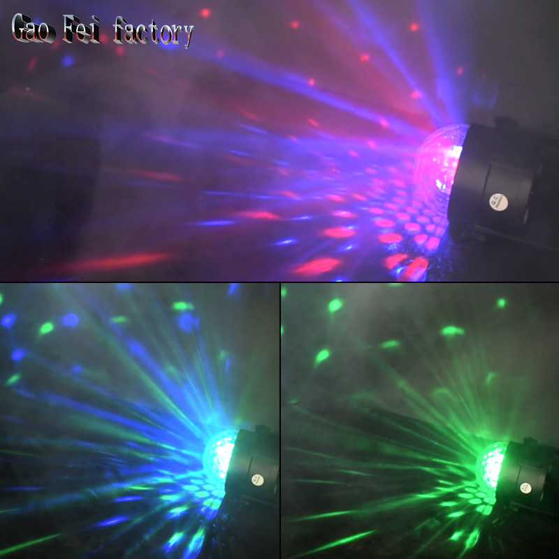 Luces de fiesta Bola de discoteca 7 colores Led estroboscópico sonido activado efecto de luces de escenario con Control remoto para DJ cumpleaños Navidad boda