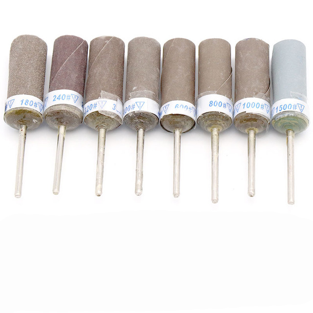 1 ชิ้นกระดาษเครื่องมือเข็มขัดขัดกระดาษทรายบดขัดล้อไฟฟ้าเจาะอุปกรณ์เสริม Mandrel ล้อทราย