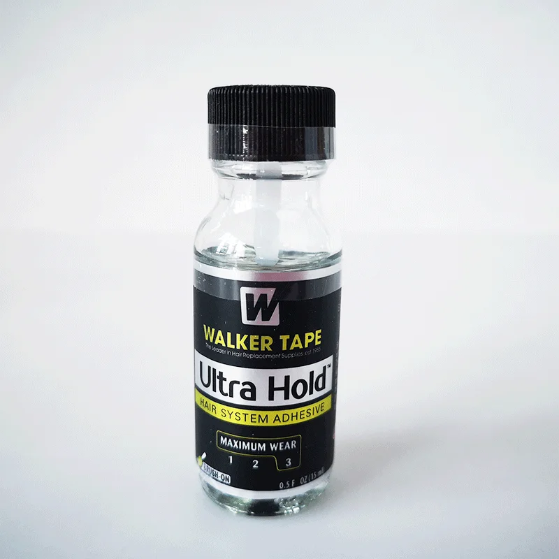 Colla per capelli con nastro Walker ultra resistente per parrucca in pizzo 15ml colla per parrucca in pizzo colla per parrucchino da uomo impermeabile per parrucca in pizzo
