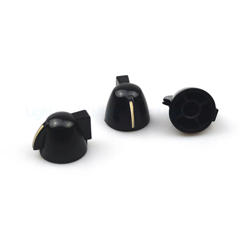 10 Chiếc Nhựa Đầu Gà Phơ Guitar Núm Đàn Guitar AMP Núm Điều Guitarra Chiết Áp Núm Vặn