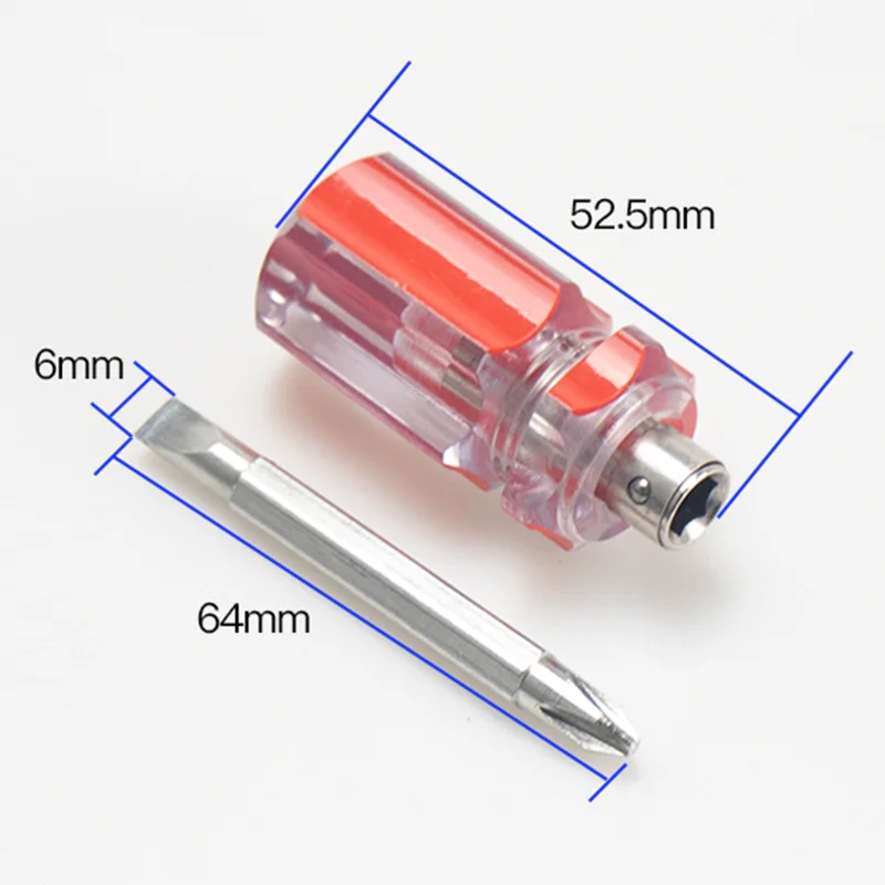 Bộ Tua Vít Mini Bộ Di Động Nhỏ Củ Cải Đầu Tua Vít Trong Suốt Tay Cầm Sửa Chữa Dụng Cụ Cầm Tay Chính Xác Sửa Chữa Xe Hơi
