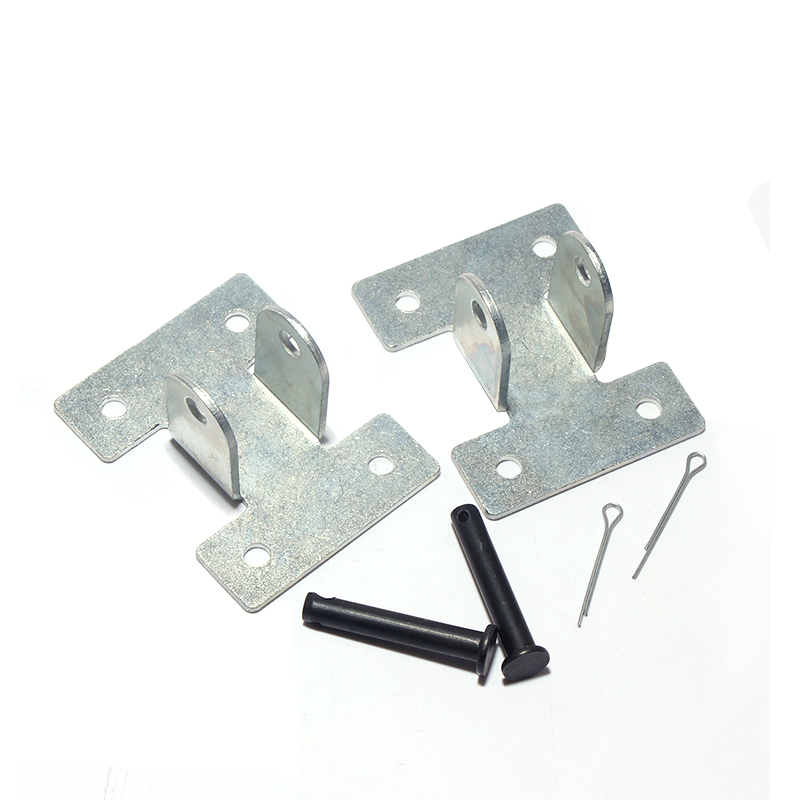 2pcs silver electric Push Rod Motor Heavy Duty Linear Actuator Bracket DC Reciprocating Motor Portable Mounting Bracket