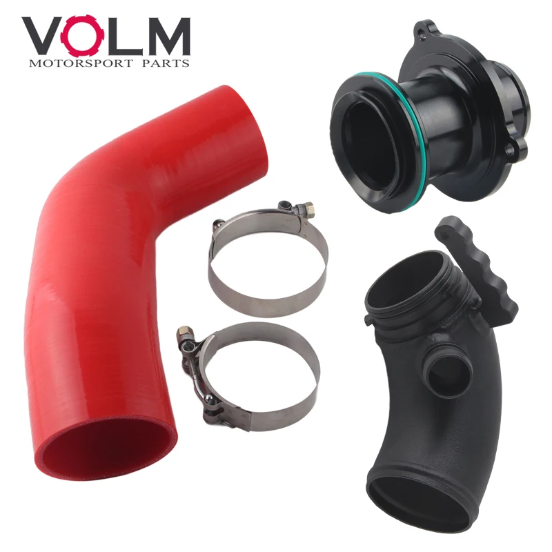 Silikon Ansaugschlauch Rohr Turbo Einlass Ellenbogen Schalldämpfer Löschen Für VW Golf MK7 R Audi 2015 + V8 MK3 A3 S3 TT ea888 3gen motor
