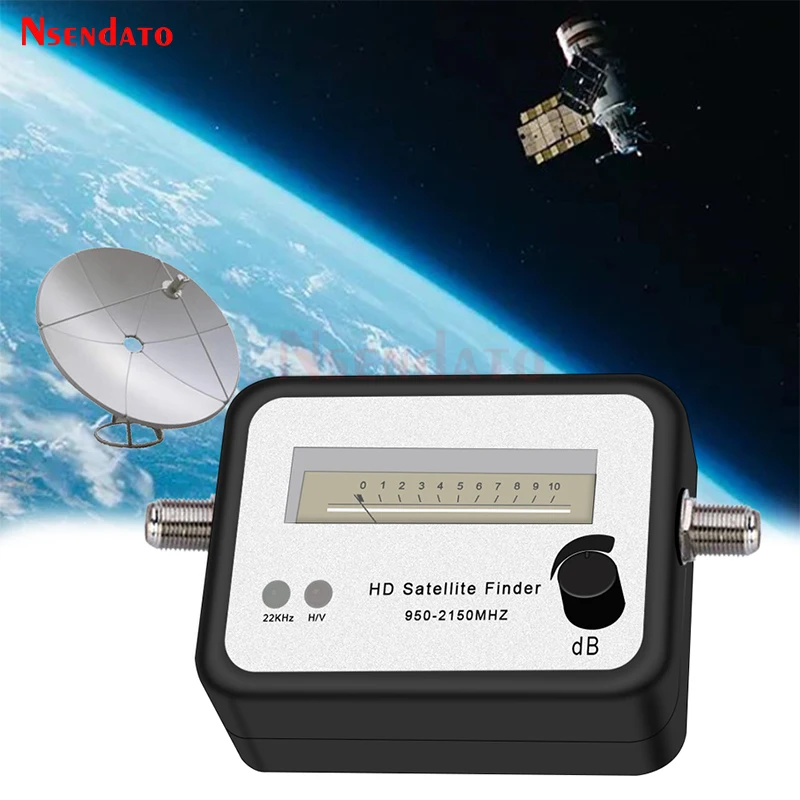 Màn Hình LCD Kỹ Thuật Số Satfinder Vệ Tinh Tìm Căn Chỉnh Tín Hiệu Đo Thụ Thể Cho Món Ăn Truyền Hình LNB Direc Kỹ Thuật Số Tín Hiệu Sát Tìm