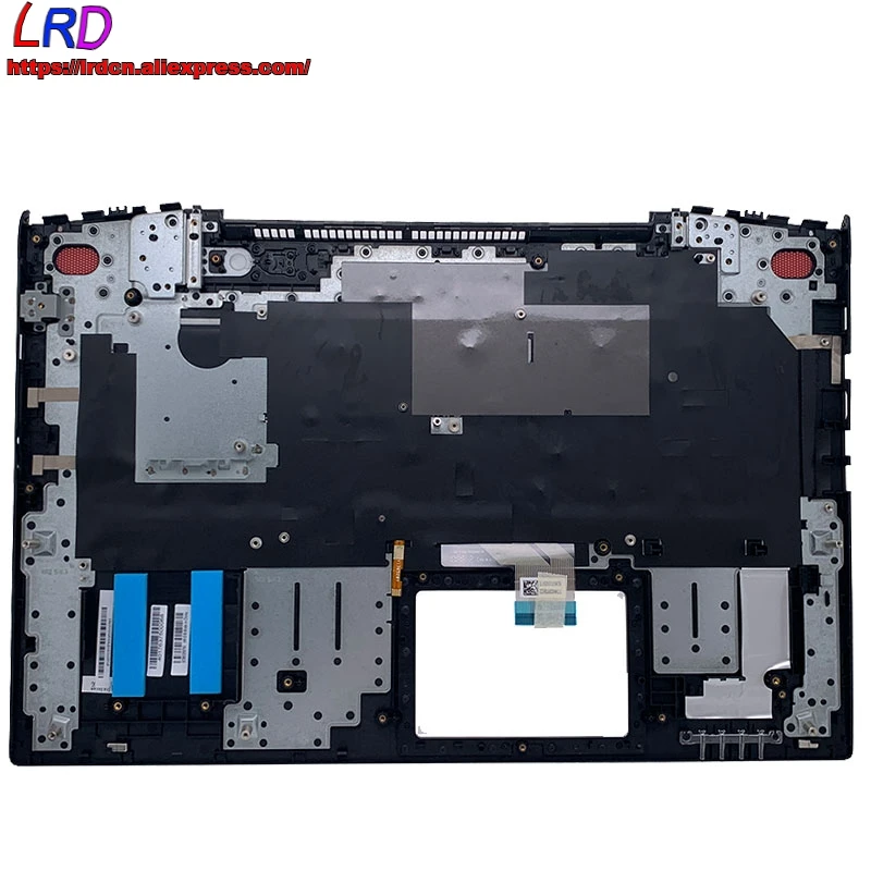 Casing Atas Penutup C Casing Asli Baru Palmrest dengan Keyboard Backlit Ibrani Israel untuk Laptop Sentuh Lenovo Y70-70 5CB0G59792