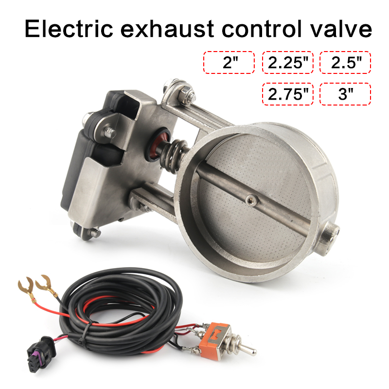 Controle de exaustão elétrico valve2 "/2.25"/2.5 "/2.75"/3 "válvula de controle de exaustão-baixa pressão para exaustão catback downpipe