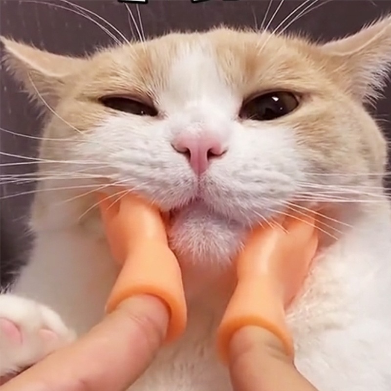 1Pcs การจำลองเล็กๆตลกมินิมือเท้าแขนซิลิโคนหุ่นมือนวนิยาย Prank ของเล่น Tease Cat props