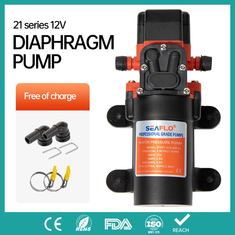 EAFLO 40 PSI 12 V Marine Wasserpumpe Membranpumpe Bootszubehör Duschen Toiletten