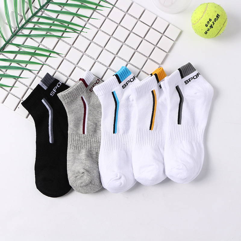 10 pares de calcetines tobilleros de alta calidad para hombre, calcetines deportivos de algodón transpirables, calcetines de malla informales atléticos de verano de corte fino corto Sokken talla 38-48