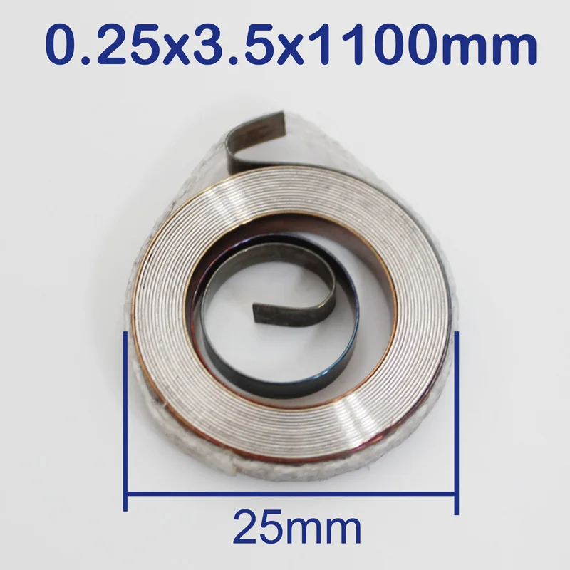 Flat Spiral Coil Constant Force Springs Various Sizes