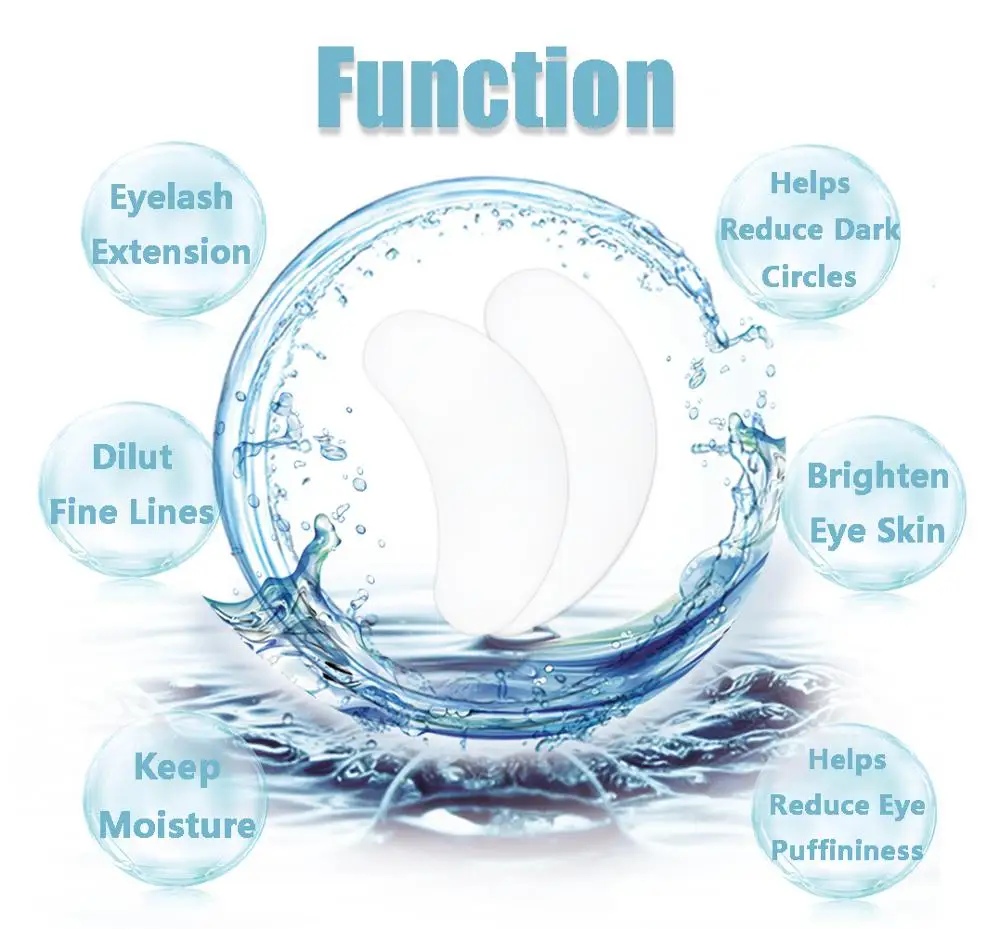 20/50/100pcs Eye Patches Eyelash Extension Under Eye Pads Makeup Eyelash Patches Tip Stickers Pads For Eyelash Extension Makeup