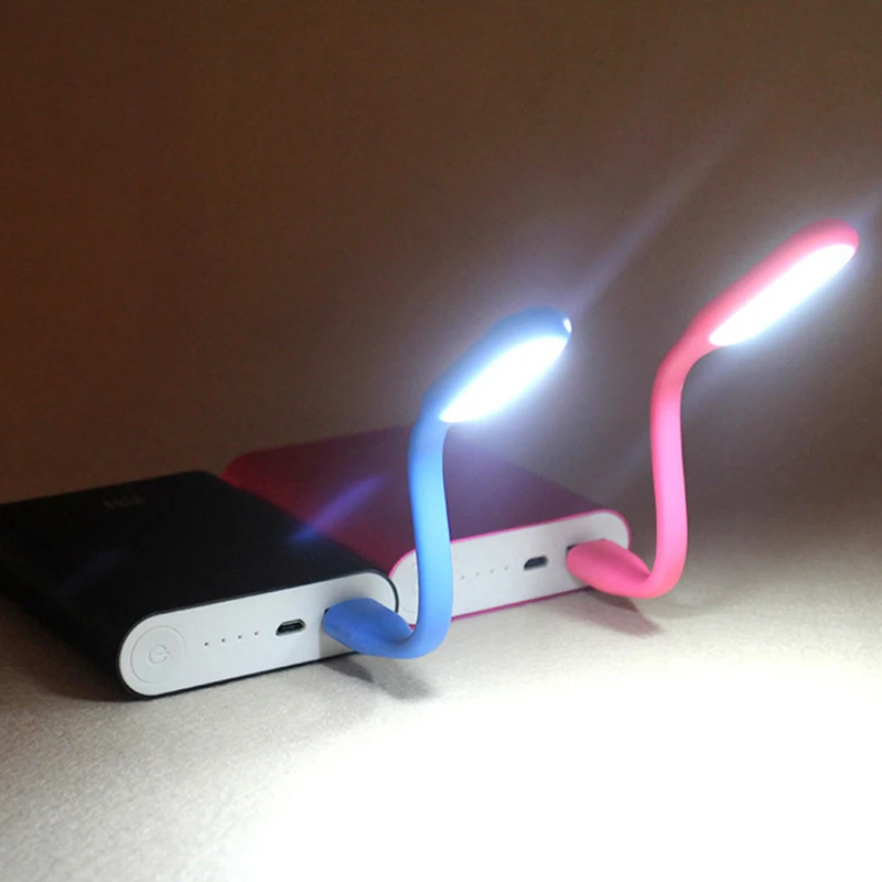 Mini lampada da lettura USB portatile con rotazione di 360 gradi 1.2W 6 luci notturne a LED lampada a risparmio energetico lanterna da campeggio