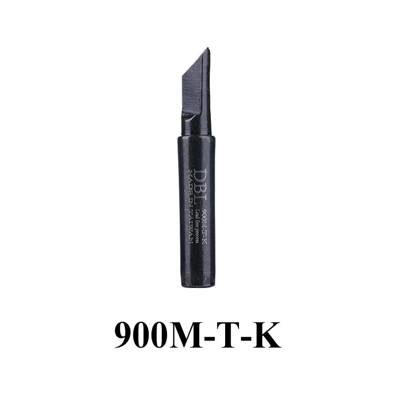 5 ชิ้น/ล็อตสีดําตะกั่วบัดกรีเหล็กเคล็ดลับ 900M-T-I 900M-T-IS 900M-T-K เชื่อมบัดกรีสถานีเหล็กเคล็ดลับ