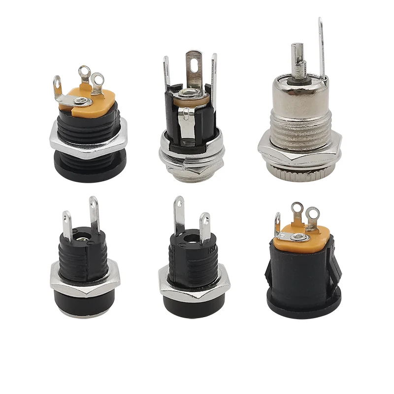 10ชิ้นDCเชื่อมต่อ5.5x2.1มิลลิเมตร3.5x1.3มิลลิเมตรDC Powerเสียบชายหญิงแจ็คซ็อกเก็ตอ่อนนุชแผงเมาDC Powerอะแดปเตอร์เชื่อมต่อ5.5*2.1