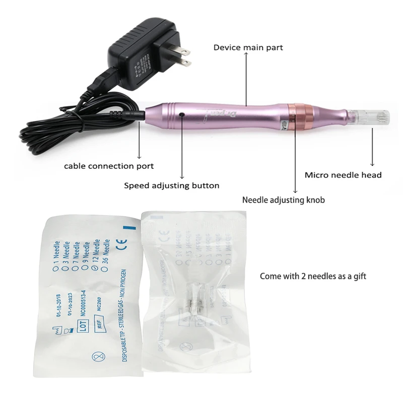 Có Dây Dr Bút M7 Ultima Dermapen Micro Chuyên Nghiệp Bút Kim Mesotherapy Tự Động Micro Kim Derma Hệ Thống Trị Liệu Với Hộp Mực