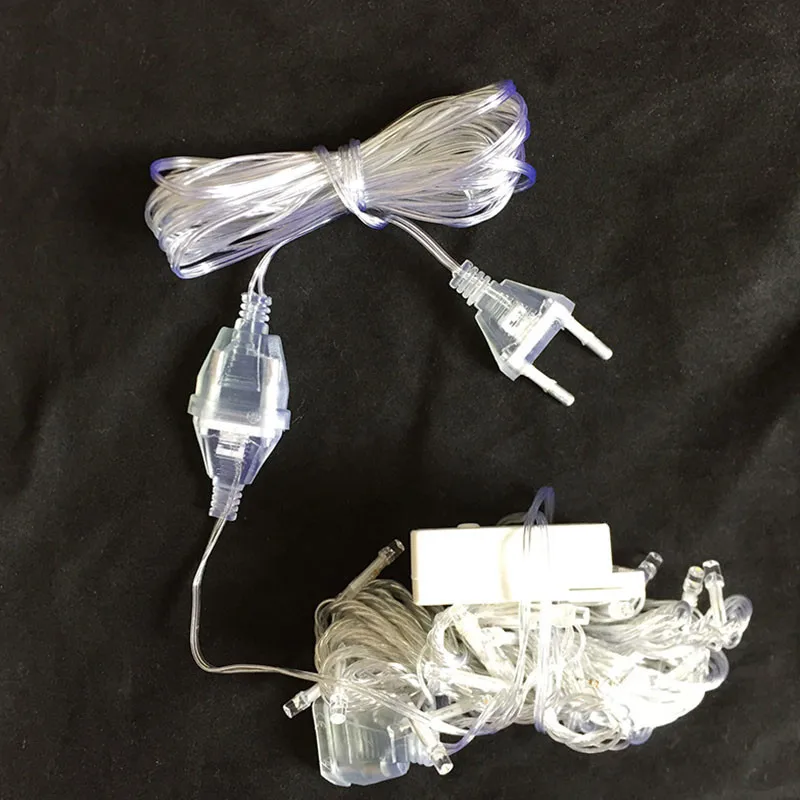 Thương Hiệu Mới 5M Cắm Dây Nối Dài EU/Mỹ Cắm Cho Đèn LED Giáng Sinh Nhẹ Phần Mở Rộng Chuỗi Dây Chuyền DỰ TIỆC CƯỚI chiếu Sáng Trang Trí