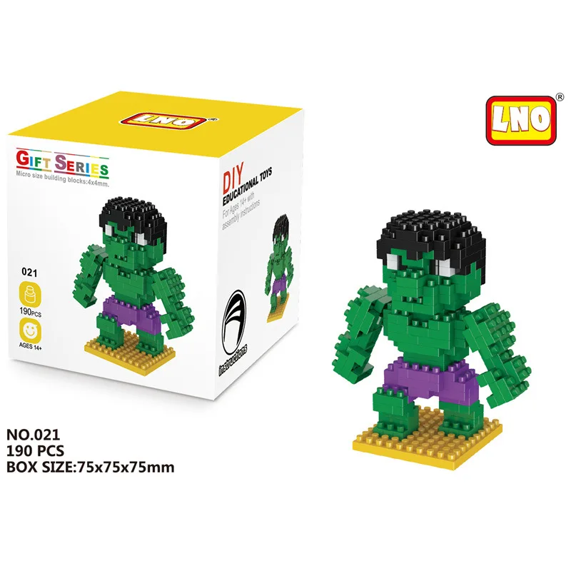 Disney Khối Xây Dựng Avengers Micro Kim Cương Các Hạt Nhỏ Lắp Ráp Xây Dựng Khối Sắt Người Nhện Đồ Chơi Tự Làm Các Khối Xây Dựng