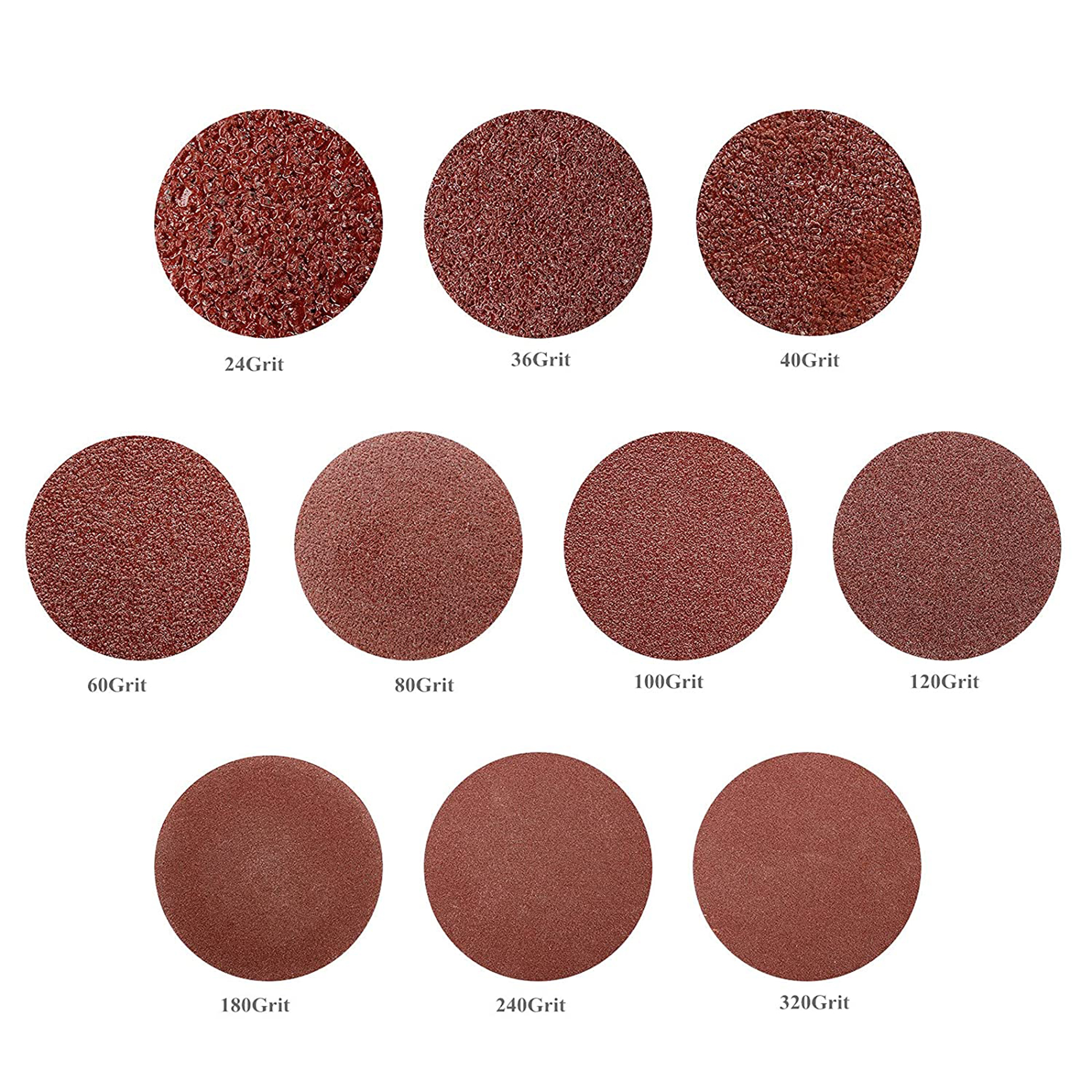 30 шт., 2-дюймовые шлифовальные диски, 50 мм