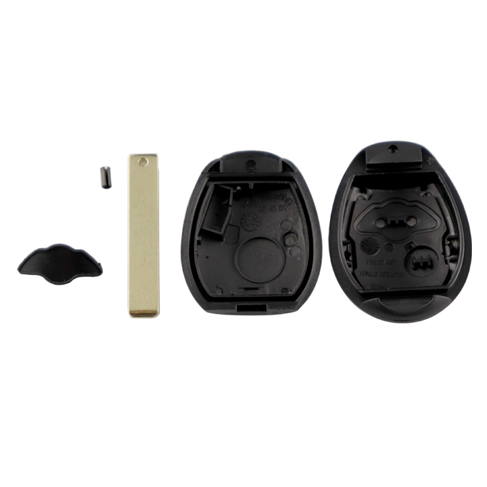 YIQIXIN Key Shell Fob For BMW Mini Cooper S R50 R53 Rover 75 For BMW Remote Car Key Case Cover 2 Button Uncut Blade Replacement