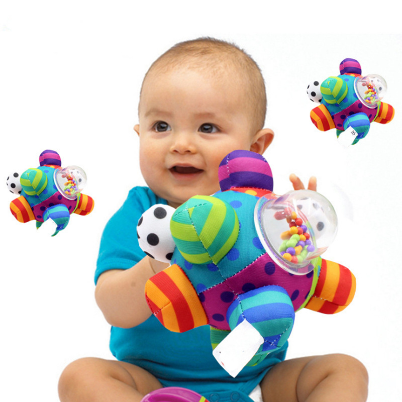 Hochet boule bosselée pour développement du cerveau, facile à saisir, aide à développer les motricité, jouet éducatif sensoriel tactile en tissu pour bébé