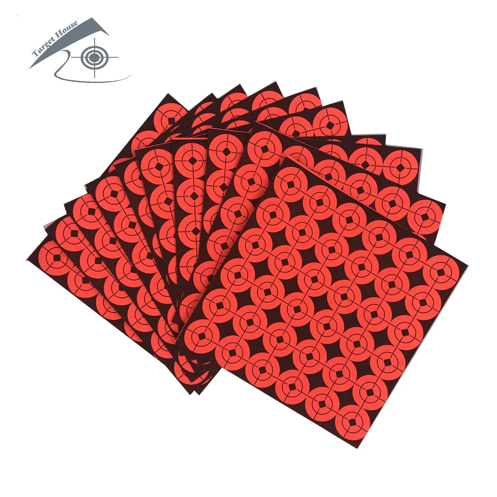 1​" Shooting Target Stickers in 360 Pcs/Pack suitalble for target shooting for any firearm airgun pellet gun Steel & Plastic BBs