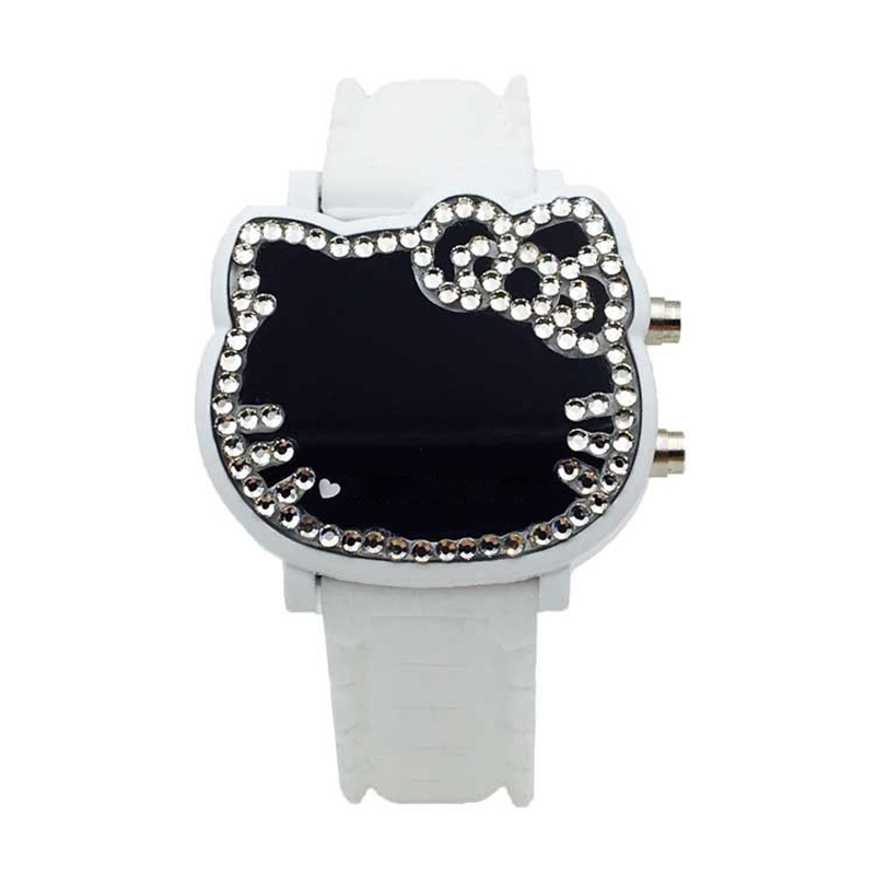 UTHAI CQ133 Kinder Kinder Studenten LED Digital Diamond Cartoon Cute Girl Junior High School Elektronische Uhr