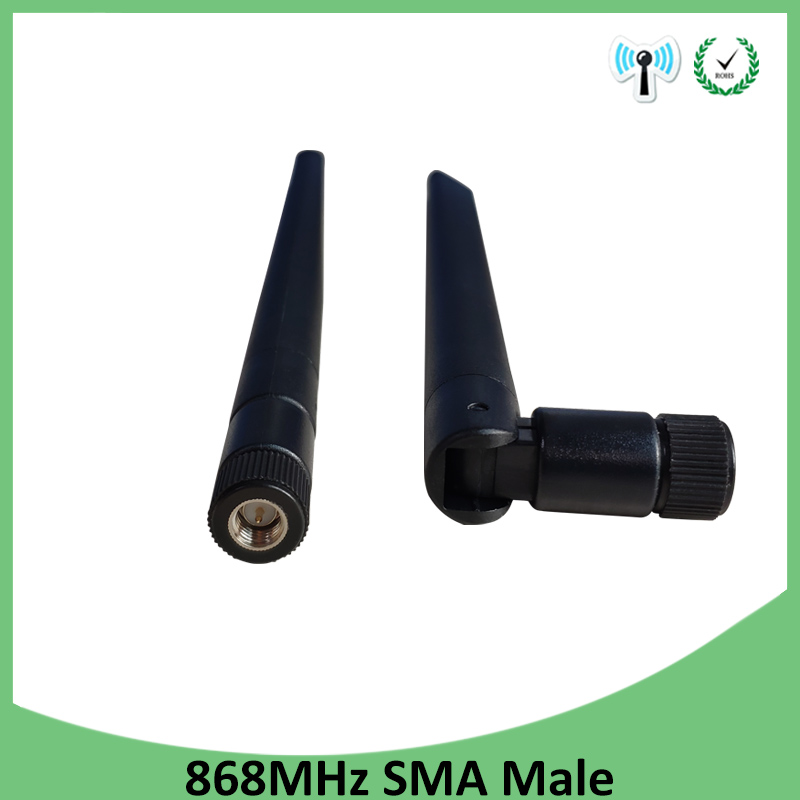 Gws 10 Stück 868 MHz Antenne 5 dBi SMA-Stecker 915 MHz Lora Antene PBX IoT-Modul Lorawan Signalempfänger CE-zertifizierter OEM-Großhandel