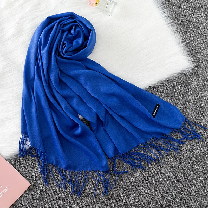2020 夏の女性のヒジャーブスカーフ薄いショールとラップ女性固体女性ヒジャーブストールロングカシミヤパシュミナスカーフヘッドスカーフ