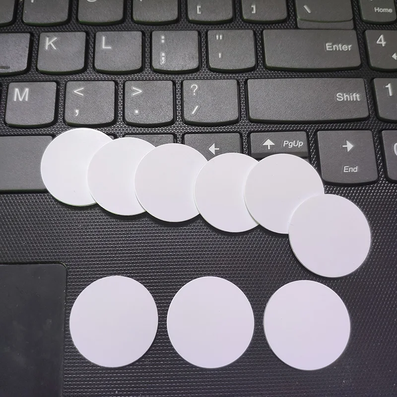 100/50/20pcs Ntag215 moneta NFC Tag Key 13.56MHz Ntag 215 etichetta universale RFID etichette ultraleggere etichette per TagMo Forum tipo2