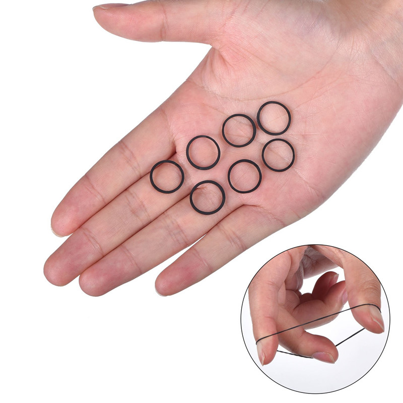 ミニゴムバンド黒弾性ヘアバンドソフトヘアゴムネクタイバンド事務用品学校ホーム 0.6*0.9