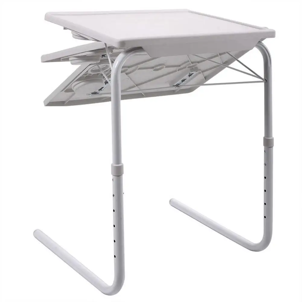 Bàn Laptop Di Động Chiều Cao Gấp Sofa Mặt Bàn Làm Việc Ăn Nhẹ Laptop Xách Tay Khay Đế Rời Bàn Ăn Sáng Để Bàn