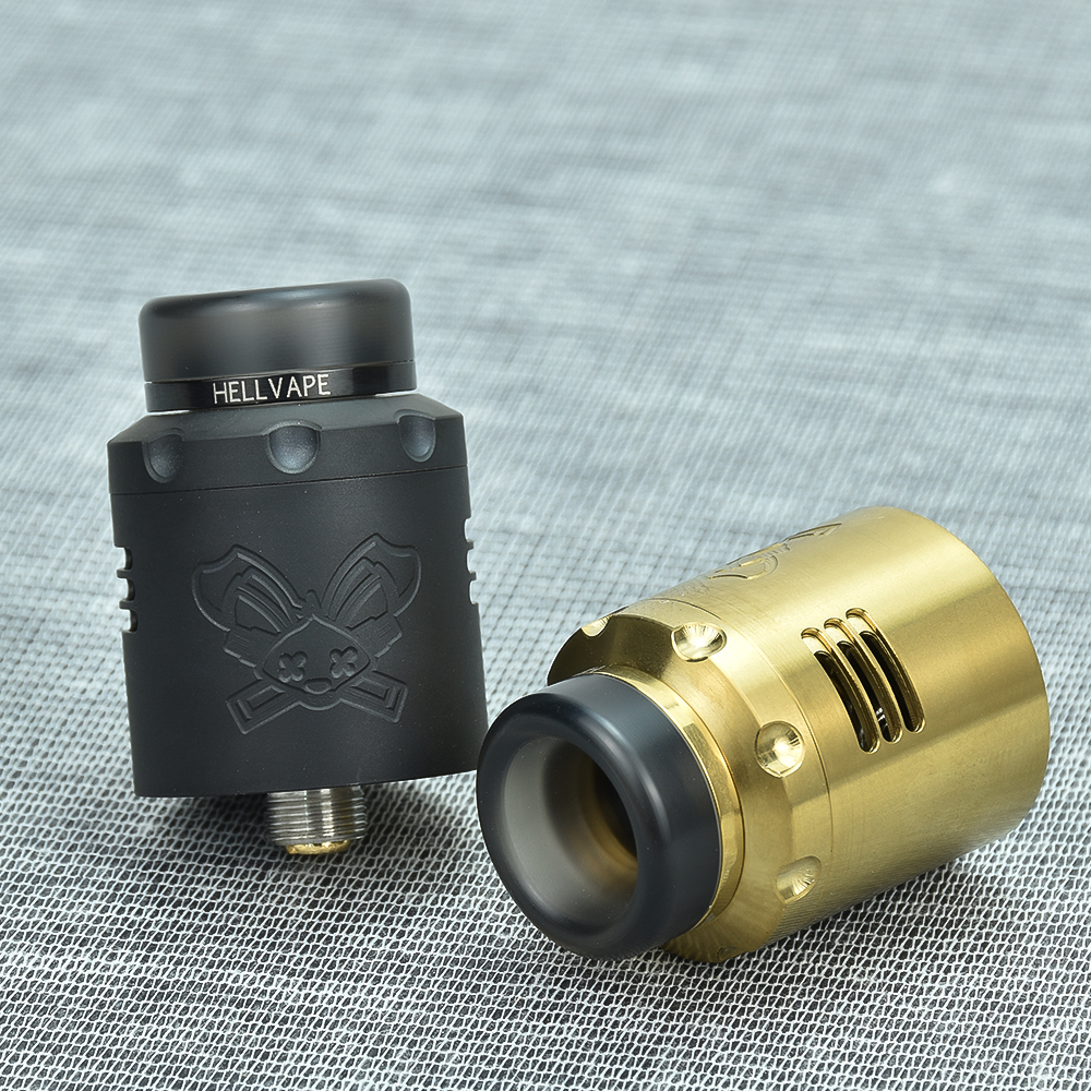 Dead Rabbit V3 RDA 24MM tanque de cigarrillo electrónico 316 SS flujo de aire ajustable vaporizador reconstruible atomizador de vape de bobina única/doble