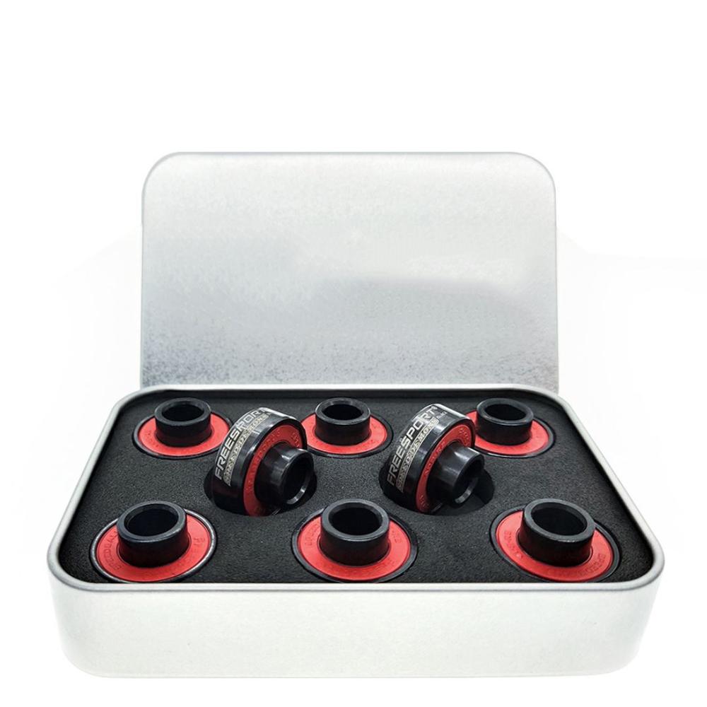 TwoLions High Speed 608 Hybrid-Keramiklager (Packung mit 8 Stück) mit Abstandshalter für Inline-Skate oder Skateboard-Roller-Longboard