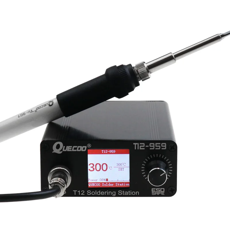 T12-959 V5.1 Soldering Station Electronic Soldering iron OLED bigger Digital display and 5pin 907 handle iron tip